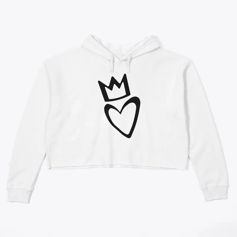 Crowned Heart B/W